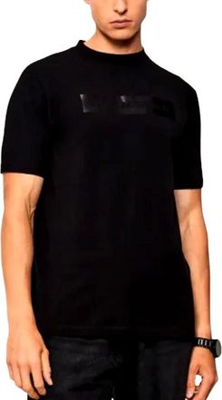 Karl Lagerfeld T-shirt met ronde hals - Heren - T-shirts - Zwart - M - Katoen - Tops