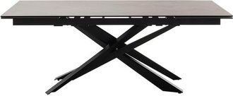 MCA Furniture Esstisch »TESERO Auszugtisch 200-300 cm« Einzelstück, Keramik,Metall,Marmor-Optik,ausziehbar,belastbar 100kg,10-12 Pers