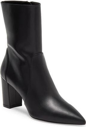 Stuart Weitzman Renegade Block Heel Bootie in Black at Nordstrom Rack, Size 5.5