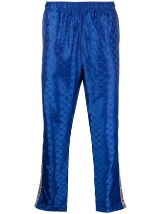 Diesel logo straight-leg trousers - men - Polyester - S - Blue