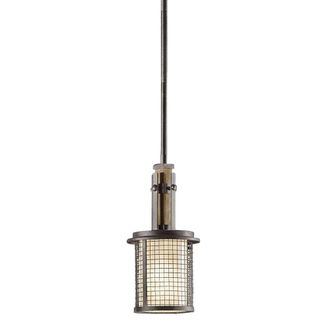 Netlighting Ahrendale 1 Light Ceiling Mini Pendant Iron E27 in Grey