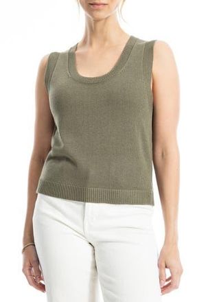 Max Studio Knit Shell Top in Army at Nordstrom Rack, Size Medium
