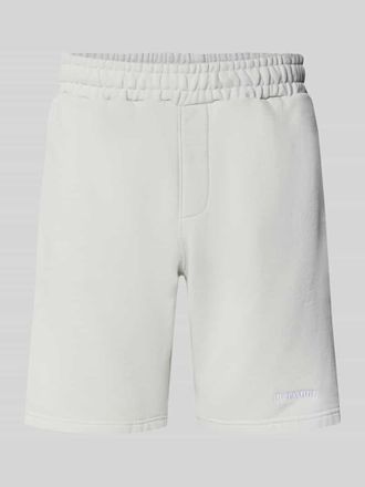 Pegador Shorts mit elastischem Bund und Logo-Stitching in Hellgrau, Gr&ouml;&szlig;e XXL
