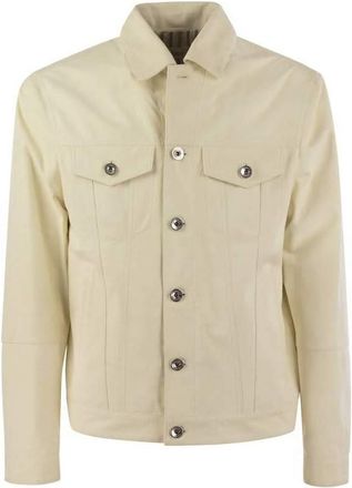 Brunello Cucinelli Cream Tailored Jacket With Pockets, Size X-Large