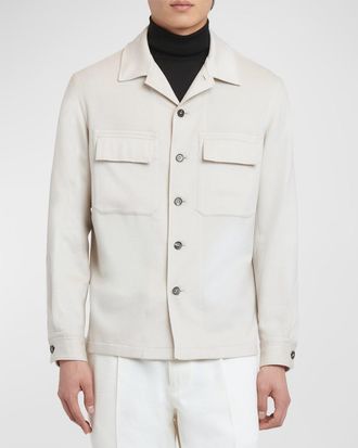 Ermenegildo Zegna Mens Oasi Cashmere Overshirt