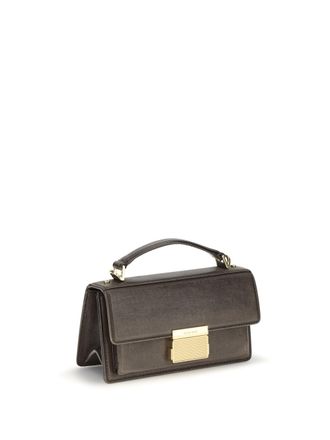 Golden Goose Womens Venezia Handbag Testa Di Moro Calf Leather Bos Taurus Handbags Hand Bags