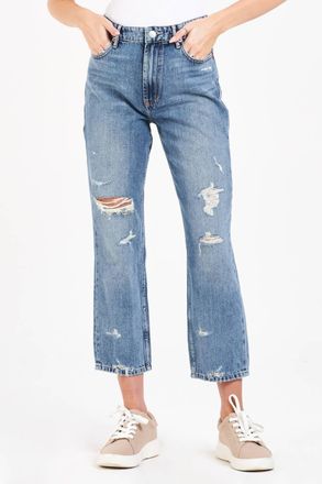 Dear John Denim Jodi Straight Leg Jeans In Medium Wash