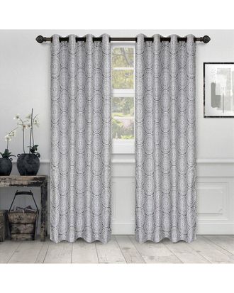 Superior Set Of 2 Eminence Jacquard Curtains