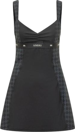 Amiri MA Quad Mini Jurk - Dames - Korte kleedjes - Zwart - M - Nylon - Kleedjes