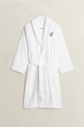 GANT Home decor Embroidered Robe (XXL) WHITE