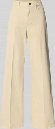 s.Oliver Red Label Wide Leg Jeans aus Baumwoll-Mix in Beige, Gr&ouml;&szlig;e 34/32