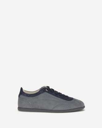 Brunello Cucinelli Nubuck and suede Sneakers with Slim sole Male 40.5