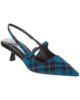 Jimmy Choo London Didi 45 Tartan Slingback Pump