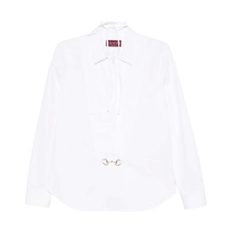 Gucci Mujer, Blusas y Camisas, Blanco, Talla: M