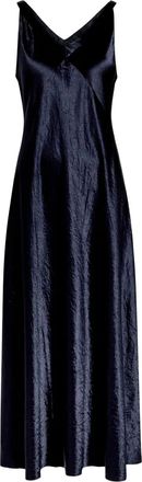 Eileen Fisher Abito midi con scollo a V - Blu