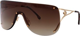 Carrera Womens Sunglasses Brown Metal Frame