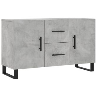 Berkfield Home Sideboard Concrete Grey 100x36x60 cm Engineered Wood | Size: 100 x 36 x 60 cm