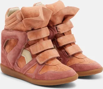Isabel Marant Bekett suede high-top sneakers
