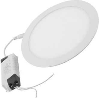 Trade Shop Trade Shop Traesio - Trade Shop - Led Tondo O Quadrato Da Incasso Luce Fredda Calda Neutra Wisdom - -12 Vatios -ronda
