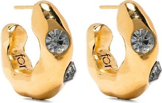 Forte_Forte Dangling Strass Earrings