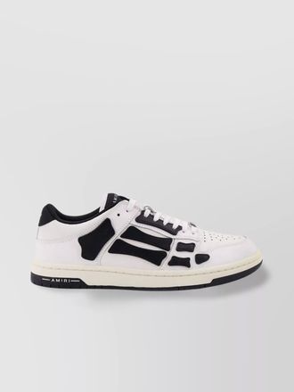 Amiri low top leather sneakers with contrast panels