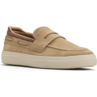 Aldo Seafarer Boat Loafer in Taupe at Nordstrom Rack, Size 12