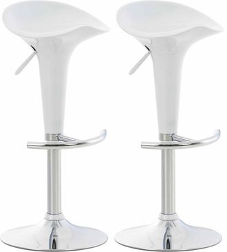 Clp Clp - Set De 2 Taburetes Saddle Blanco