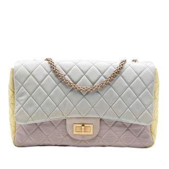 Chanel Quilted Grosgrain Satin Reissue 2.55 Single Flap
