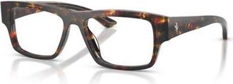 Ferrari 54mm Rectangle optical glasses in Tortoise at Nordstrom