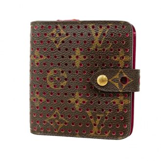 Louis Vuitton Brown Fuchsia Wallet (Bi-Fold) (Pre-Owned)