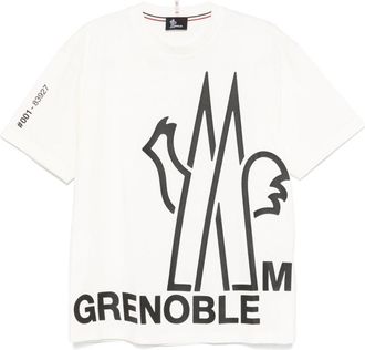 Moncler Printed T-Shirt - Mens - Cotton