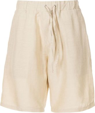Amir Slama drawstring bermuda shorts - men - Viscose/Linen/Flax - PP - Neutrals