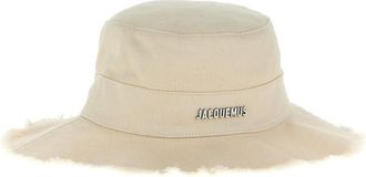 Jacquemus White Le Bob Artichaut Bucket Hat