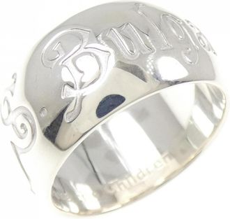 Bulgari Silver 925 Band Ring (Pre-Owned)