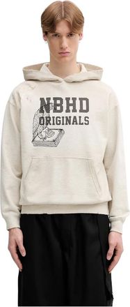 Neighborhood Savage Sweat Hoodie - Heren - Sweatshirts & Hoodies - Beige - Maat: L Katoen