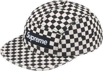 SUPREME FW26 Washed Chino Twill Camp Cap Checkerboard SUP-FW26-1069-CHK