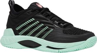 K-Swiss Hypercourt Supreme 2 Tennis Shoe in Black/Neon Mint at Nordstrom, Size 7.5