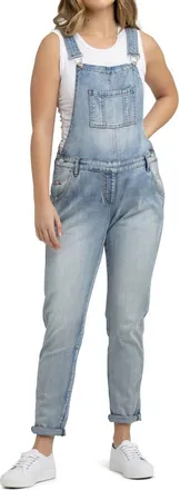 Ripe Denim Overalls in Pale Blue at Nordstrom, Size X-Large