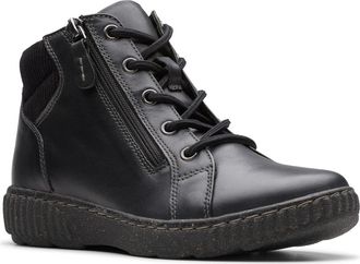 Clarks Caroline Park Side Zip Boot in Black Combi at Nordstrom Rack, Size 6.5