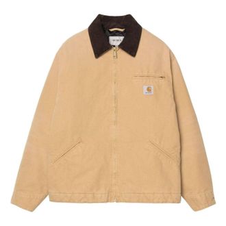 Carhartt Work in Progress OG Detroit Jacket WIP Dusty Hamilton Brown Tobacco Stone Canvas I035614-3WQ-4O