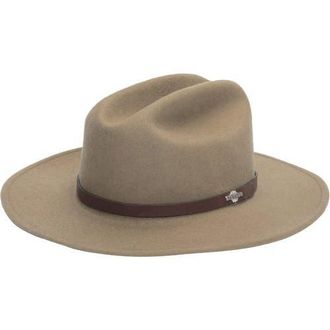 Stetson Route 66 Hat in Mushroom at Nordstrom, Size Small