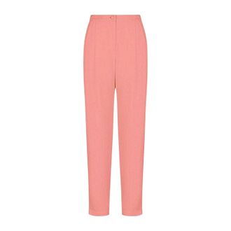 Emporio Armani EA7 Dames/dames Broek met Hoge Taille Rechte Pijpen (Roze)