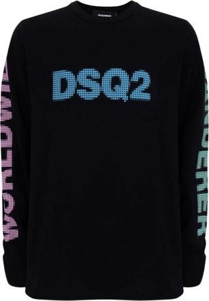 Dsquared2 Felpa S71Gd 1224 Sweatshirt - Heren - Sweatshirts - Zwart - S - Hoodies & sweatvesten