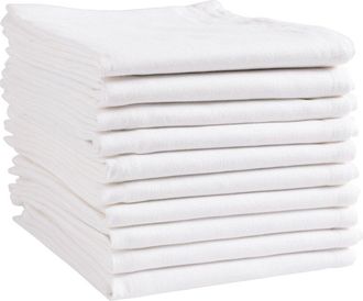 KAF Home Kaf Home Set Of 10 Plain Weave Tea Towels