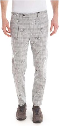 Daniele Alessandrini Jeans - Heren - Slim Fit Broeken - Zwart - L - Katoen - Broeken
