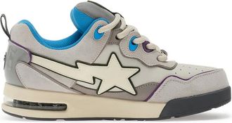 A Bathing Ape star-patch sneakers - Grey