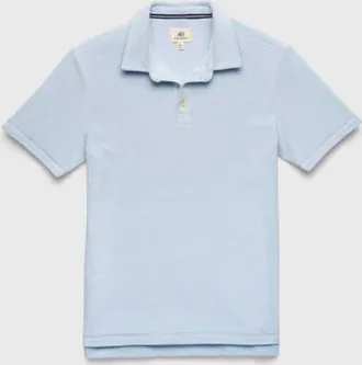 Surfside Supply Co. Ryan Saltwater Terry Polo in Skyway Blue at Nordstrom, Size Large