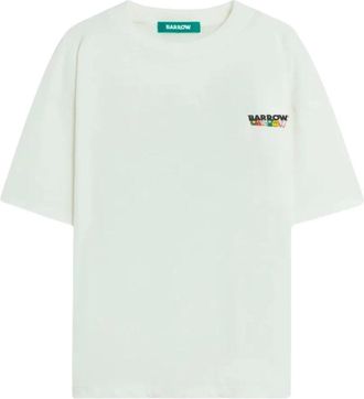 Barrow Barrow, unisex, Tops, Wit, Maat: XL Jersey