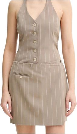 Sams&oslash;e & Sams&oslash;e Falda Saneem - Skirts - Mujer - Beige - XS