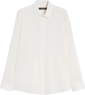 Max Mara Curvone Shirt - Dames - Overhemden - Wit - 3XL - Overhemden
